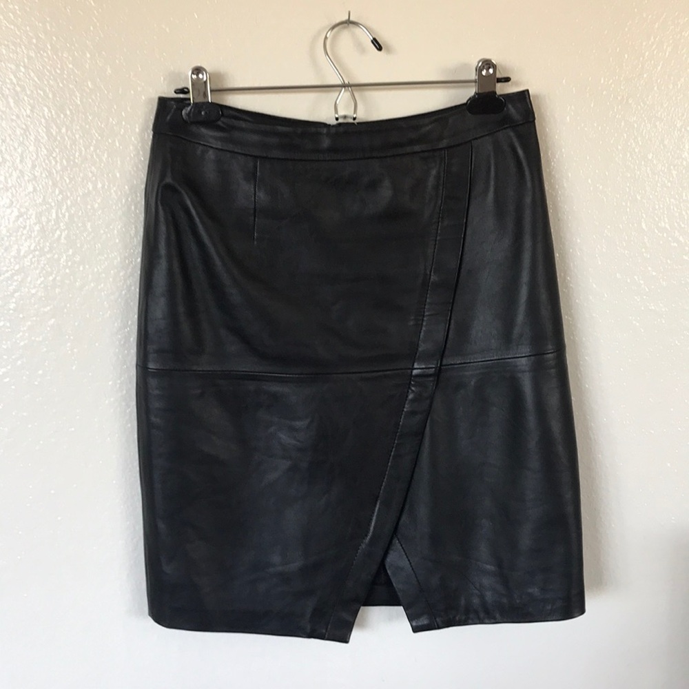 Halogen lamb leather skirt size 6P